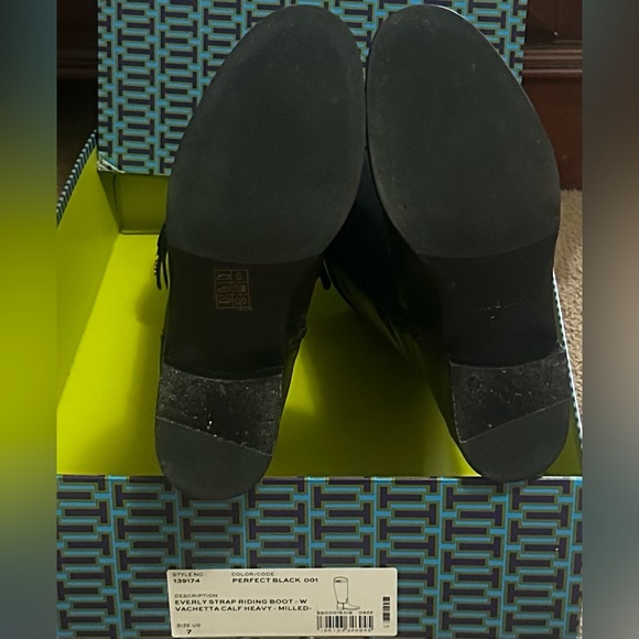 Tory Burch Black Knee-High Boots - Picture 6 of 10